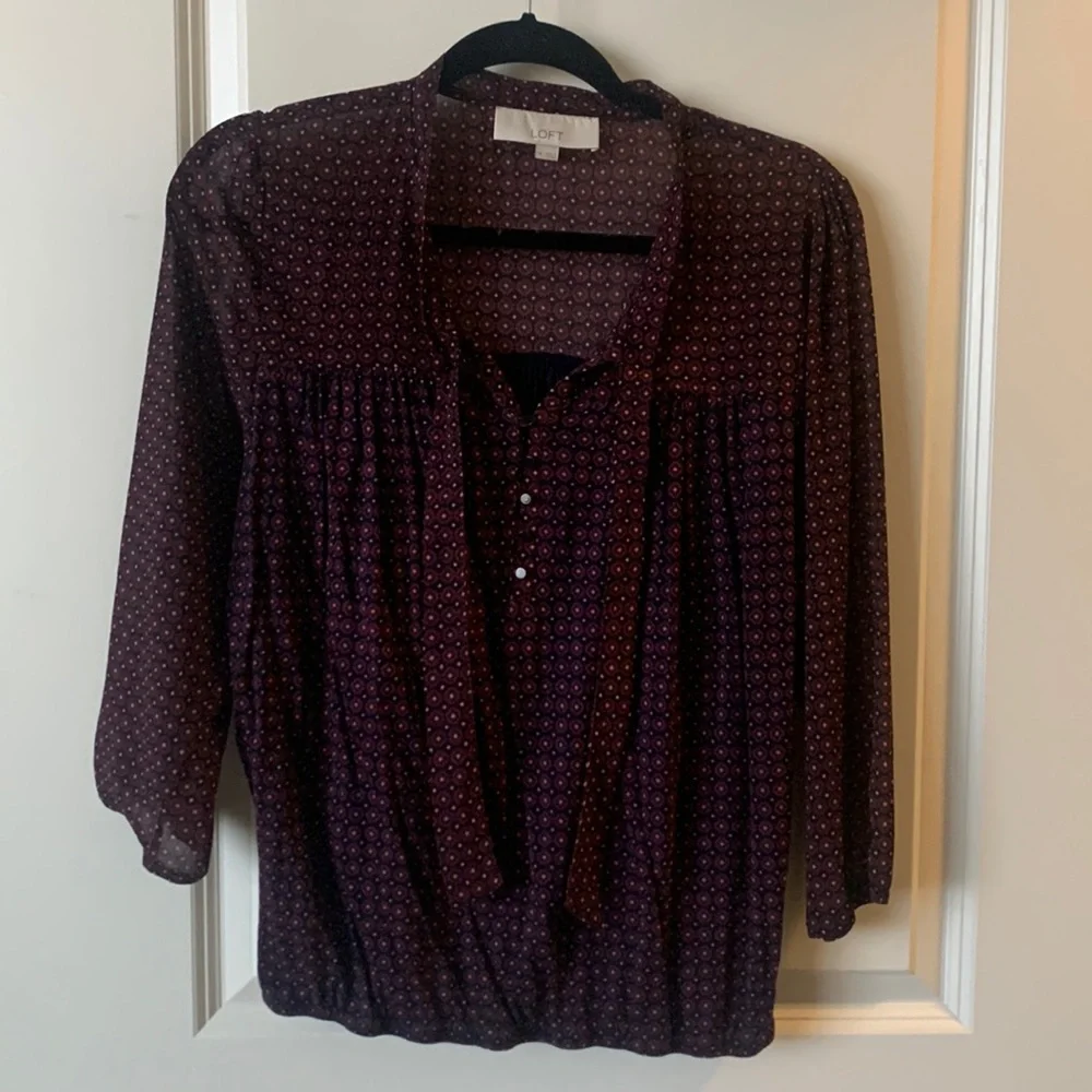 Patterned blouse - Picture 1 of 3